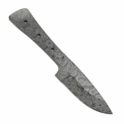 *Virginia Skinner Knife Kit - (USA Damascus) - DIY Blade Kit W/Curly Maple Scales -Knife Kits Sales Shop AD0055BL img2 1500 7