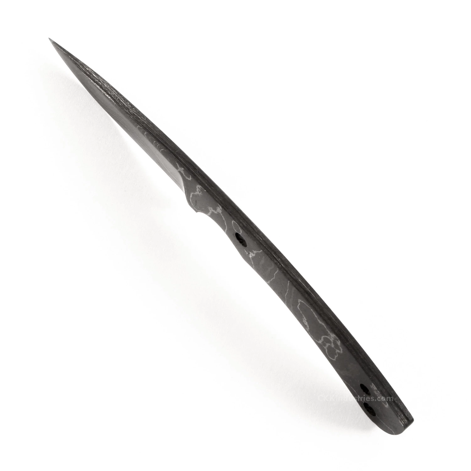 *Hornet Knife Kit - (USA Damascus) - DIY Blade Kit W/Mahogany Scales 9 *Hornet Knife Kit - (USA Damascus) - DIY Blade Kit W/Mahogany Scales - Image 7