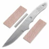 *Little Viper Knife Kit - (High Carbon) - DIY Blade Kit W/Lacewood Scales -Knife Kits Sales Shop AD0057BLP HC rsk lace 1 1500