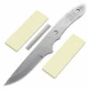 *Little Viper Knife Kit - (High Carbon) - DIY Blade Kit W/Yellowheart Scales -Knife Kits Sales Shop AD0057BLP HC rsk ylwhrt 1 1500