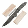 *Little Viper Knife Kit - (USA Damascus) - DIY Blade Kit W/Canarywood Scales -Knife Kits Sales Shop AD0057BLP rsk canary 1 1500