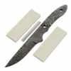 *Little Viper Knife Kit - (USA Damascus) - DIY Blade Kit W/Curly Maple Scales -Knife Kits Sales Shop AD0057BLP rsk crlympl 1 1500