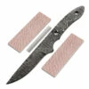 *Little Viper Knife Kit - (USA Damascus) - DIY Blade Kit W/Lacewood Scales -Knife Kits Sales Shop AD0057BLP rsk lace 1 1500