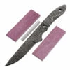 *Little Viper Knife Kit - (USA Damascus) - DIY Blade Kit W/Purpleheart Scales -Knife Kits Sales Shop AD0057BLP rsk prphrt 1 1500