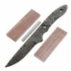 *Little Viper Knife Kit - (USA Damascus) - DIY Blade Kit W/Walnut Scales