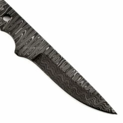 *Little Viper Knife Kit - (USA Damascus) - DIY Blade Kit W/Yellowheart Scales -Knife Kits Sales Shop AD0057BL img5 1500