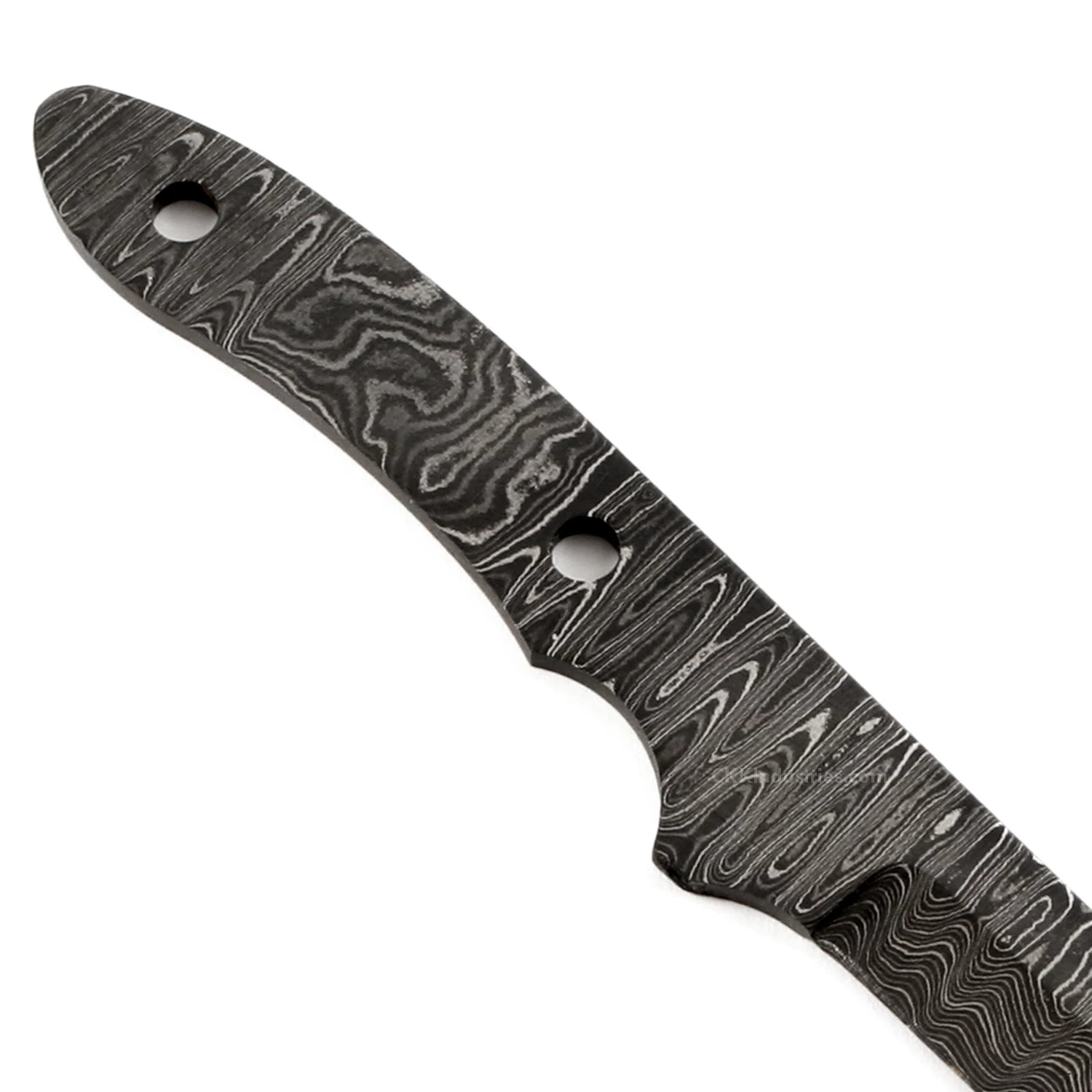 *Little Viper Knife Kit - (USA Damascus) - DIY Blade Kit W/Curly Maple Scales 8 *Little Viper Knife Kit - (USA Damascus) - DIY Blade Kit W/Curly Maple Scales - Image 6