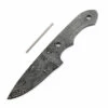 *Duster Knife Kit - (USA Damascus) - DIY Knife Kit - (Blade Blank & Pinstock Only) -Knife Kits Sales Shop AD0058BLP 1 1500