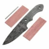 *Duster Knife Kit - (USA Damascus) - DIY Blade Kit W/Bubinga Scales -Knife Kits Sales Shop AD0058BLP rsk bubinga 1 1500