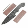 *Duster Knife Kit - (USA Damascus) - DIY Blade Kit W/Walnut Scales -Knife Kits Sales Shop AD0058BLP rsk walnut 1 1500