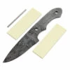 *Duster Knife Kit - (USA Damascus) - DIY Blade Kit W/Yellowheart Scales 2 *Duster Knife Kit - (USA Damascus) - DIY Blade Kit W/Yellowheart Scales -Knife Kits Sales Shop AD0058BLP rsk ylwhrt 1 1500