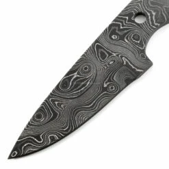 *Duster Knife Kit - (USA Damascus) - DIY Knife Kit - (Blade Blank & Pinstock Only) -Knife Kits Sales Shop AD0058BL img2 1500 2