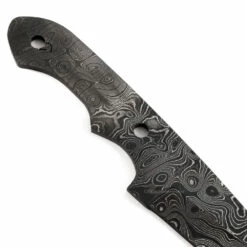 *Duster Knife Kit - (USA Damascus) - DIY Blade Kit W/Mahogany Scales -Knife Kits Sales Shop AD0058BL img6 1500 8