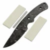 *Traveler Knife Kit - (USA Damascus) - DIY Blade Kit W/Curly Maple Scales -Knife Kits Sales Shop AD0060BLP rsk crlympl 1 1500