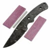 *Traveler Knife Kit - (USA Damascus) - DIY Blade Kit W/Purpleheart Scales 1 *Traveler Knife Kit - (USA Damascus) - DIY Blade Kit W/Purpleheart Scales -Knife Kits Sales Shop AD0060BLP rsk prphrt 1 1500