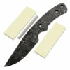 *Traveler Knife Kit - (USA Damascus) - DIY Blade Kit W/Yellowheart Scales -Knife Kits Sales Shop AD0060BLP rsk ylwhrt 1 1500