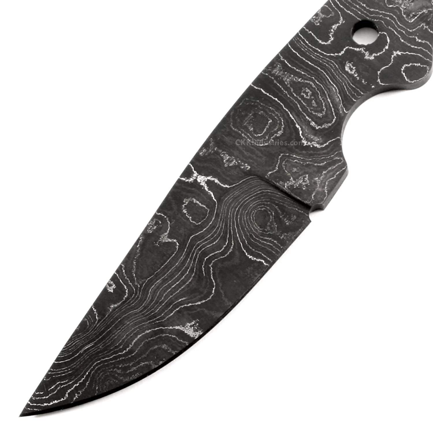 *Traveler Knife Kit - (USA Damascus) - DIY Blade Kit W/Bubinga Scales 4 *Traveler Knife Kit - (USA Damascus) - DIY Blade Kit W/Bubinga Scales - Image 2