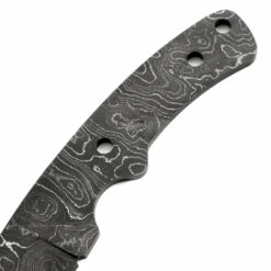 *Traveler Knife Kit - (USA Damascus) - DIY Blade Kit W/Lacewood Scales 11 *Traveler Knife Kit - (USA Damascus) - DIY Blade Kit W/Lacewood Scales -Knife Kits Sales Shop AD0060BL img3 1500 4