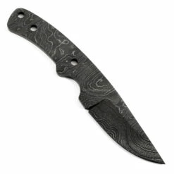 *Traveler Knife Kit - (USA Damascus) - DIY Blade Kit W/Curly Maple Scales -Knife Kits Sales Shop AD0060BL img4 1500 6
