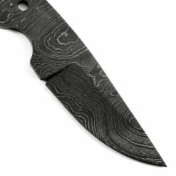 *Traveler Knife Kit - (USA Damascus) - DIY Blade Kit W/Yellowheart Scales -Knife Kits Sales Shop AD0060BL img5 1500 1