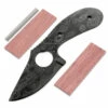 *Ringeye Skinner - (USA Damascus) - DIY Blade Kit W/Bubinga Scales -Knife Kits Sales Shop AD0061BLP rsk bubinga 1 1500