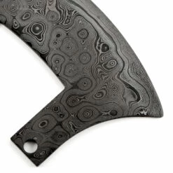 *Ulu Axe Kit - (USA Damascus) - Blade Blank -Knife Kits Sales Shop AD0062BL img5 1500