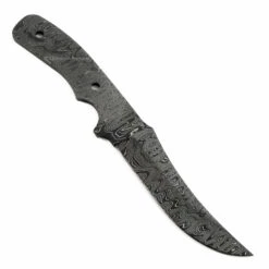 *Persian Prince - (USA Damascus) - DIY Blade Kit W/Canarywood Scales -Knife Kits Sales Shop AD0063BL img4 1500