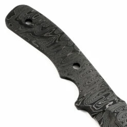 *Persian Prince - (USA Damascus) - DIY Blade Kit W/Canarywood Scales -Knife Kits Sales Shop AD0063BL img6 1500