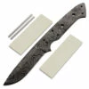 *Desert Rose - (USA Damascus) - DIY Knife Kit W/Curly Maple Scales -Knife Kits Sales Shop AD0064BLP rsk crlympl 1 1500