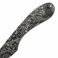 *Tail Fin - (USA Damascus) - DIY Blade Kit W/Lacewood Scales -Knife Kits Sales Shop AD0065BL img3 1500 8
