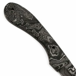 *Tail Fin - (USA Damascus) - DIY Knife Kit - (Blade Blank & Pinstock Only) -Knife Kits Sales Shop AD0065BL img6 1500 2