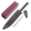 *Fire Ant - (USA Damascus) - DIY Blade Kit W/Katalox Handle Block -Knife Kits Sales Shop AD0067BLP rbk katlox 1 1500