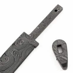 *Fire Ant - (USA Damascus) - DIY Blade Kit W/Katalox Handle Block -Knife Kits Sales Shop AD0067BL img3 1500