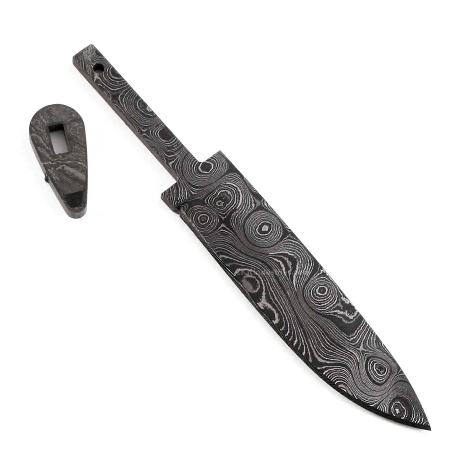 *Fire Ant - (USA Damascus) - DIY Blade Kit W/Bloodwood Handle Block 6 *Fire Ant - (USA Damascus) - DIY Blade Kit W/Bloodwood Handle Block - Image 4