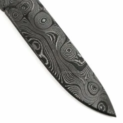 *Fire Ant - (USA Damascus) - DIY Blade Kit W/Black Limba Handle Block -Knife Kits Sales Shop AD0067BL img5 1500 3