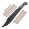 *Clipper XL - (USA Damascus) - DIY Blade Kit W/Mahogany Scales -Knife Kits Sales Shop AD0068BLPxl rsk mahog 1 1500