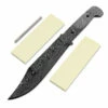 *Clipper XL - (USA Damascus) - DIY Blade Kit W/Yellowheart Scales -Knife Kits Sales Shop AD0068BLPxl rsk ylwhrt 1 1500