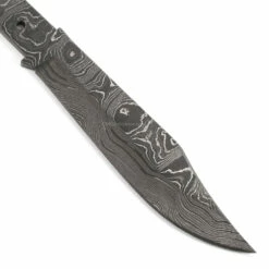 *Clipper XL - (USA Damascus) - DIY Blade Kit W/Lacewood Scales -Knife Kits Sales Shop AD0068BL img5 1500 1