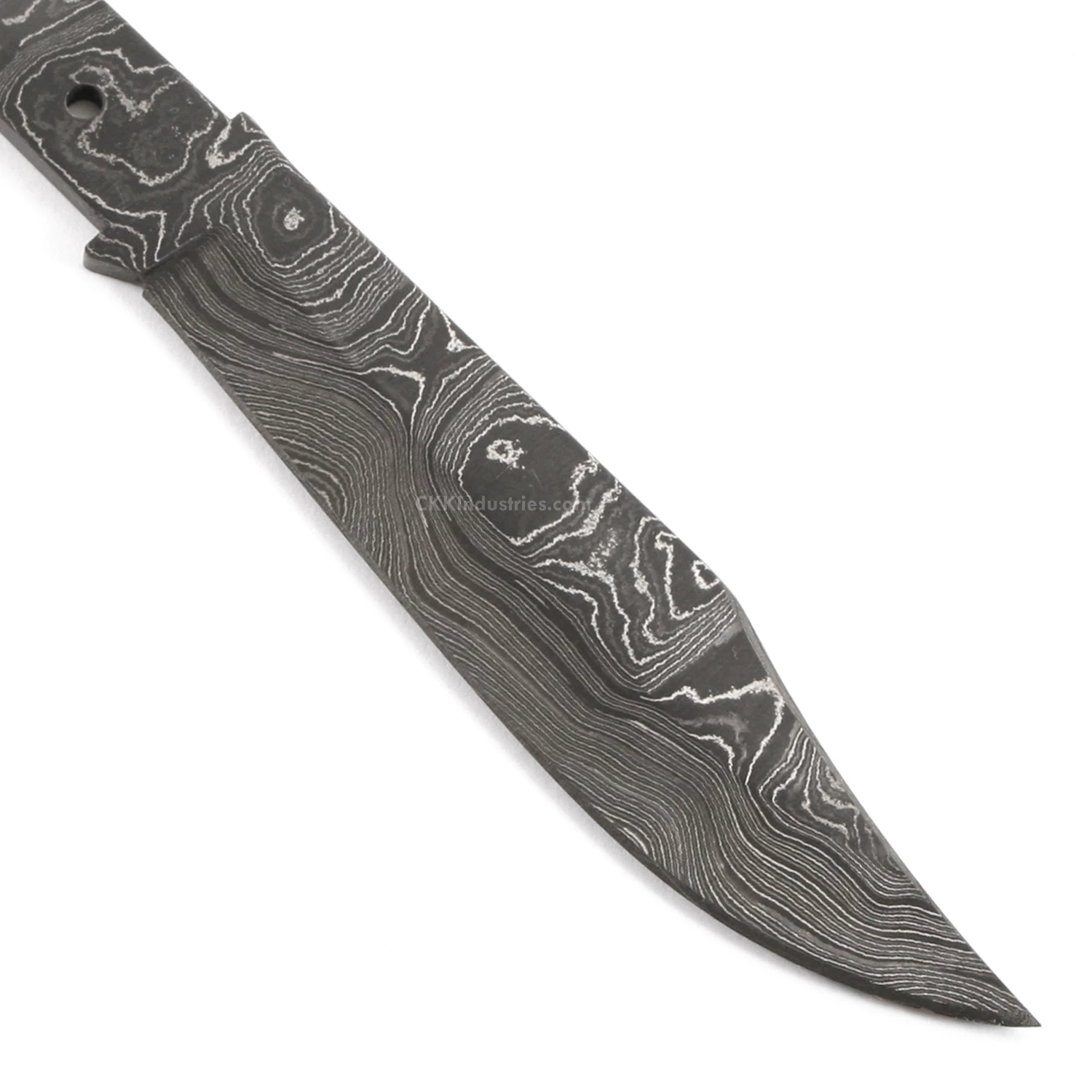 *Clipper XL - (USA Damascus) - DIY Blade Kit W/Mahogany Scales 7 *Clipper XL - (USA Damascus) - DIY Blade Kit W/Mahogany Scales - Image 5