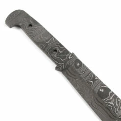 *Clipper XL - (USA Damascus) - DIY Blade Kit W/Lacewood Scales -Knife Kits Sales Shop AD0068BL img6 1500 1