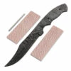 *Gunslinger - (USA Damascus) - DIY Blade Kit W/Lacewood Scales -Knife Kits Sales Shop AD0069BLP rsk lace 1 1500