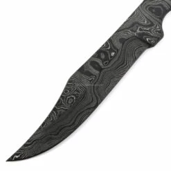 *Gunslinger - (USA Damascus) - DIY Blade Kit W/Yellowheart Scales 10 *Gunslinger - (USA Damascus) - DIY Blade Kit W/Yellowheart Scales -Knife Kits Sales Shop AD0069BL img2 1500 8