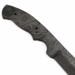 *Gunslinger - (USA Damascus) - DIY Blade Kit W/Purpleheart Scales 14 *Gunslinger - (USA Damascus) - DIY Blade Kit W/Purpleheart Scales -Knife Kits Sales Shop AD0069BL img6 1500