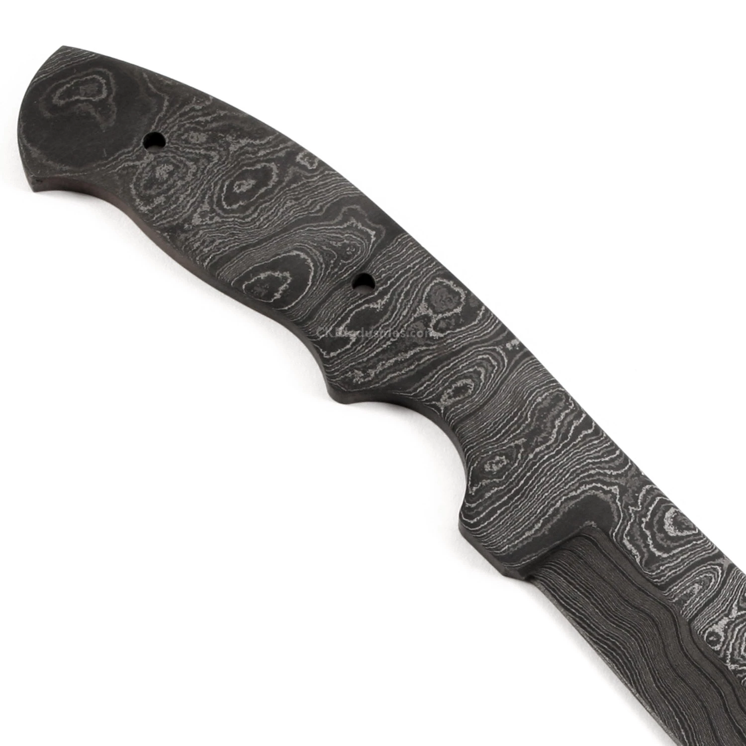 *Gunslinger - (USA Damascus) - DIY Blade Kit W/Bubinga Scales 8 *Gunslinger - (USA Damascus) - DIY Blade Kit W/Bubinga Scales - Image 6