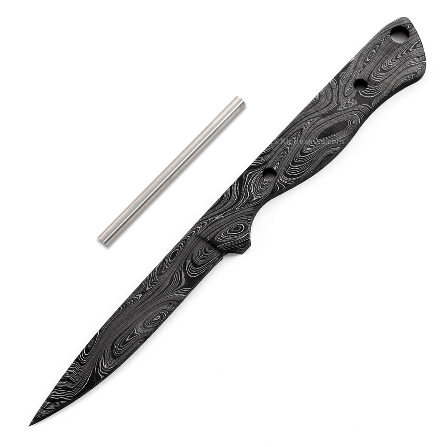 *Osprey - (USA Damascus) - DIY Knife Kit - (Blade Blank & Pinstock Only) 3 *Osprey - (USA Damascus) - DIY Knife Kit - (Blade Blank & Pinstock Only)