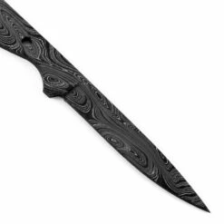 *Osprey - (USA Damascus) - DIY Blade Kit W/Yellowheart Scales -Knife Kits Sales Shop AD0071BL img5 1500 1