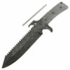 **Alien Hunter Knife Kit - (USA Damascus) - Full Tang - (Blade & Pinstock Only)