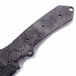 *Alien Hunter Knife Kit - (USA Damascus) - DIY Blade Kit W/Yellowheart Scales -Knife Kits Sales Shop AD0072BL img3 1500 3