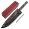 *Panther - (USA Damascus) - DIY Blade Kit W/Bloodwood Handle Block 1 *Panther - (USA Damascus) - DIY Blade Kit W/Bloodwood Handle Block -Knife Kits Sales Shop AD0074BLP rbk bloodwd 1 1500