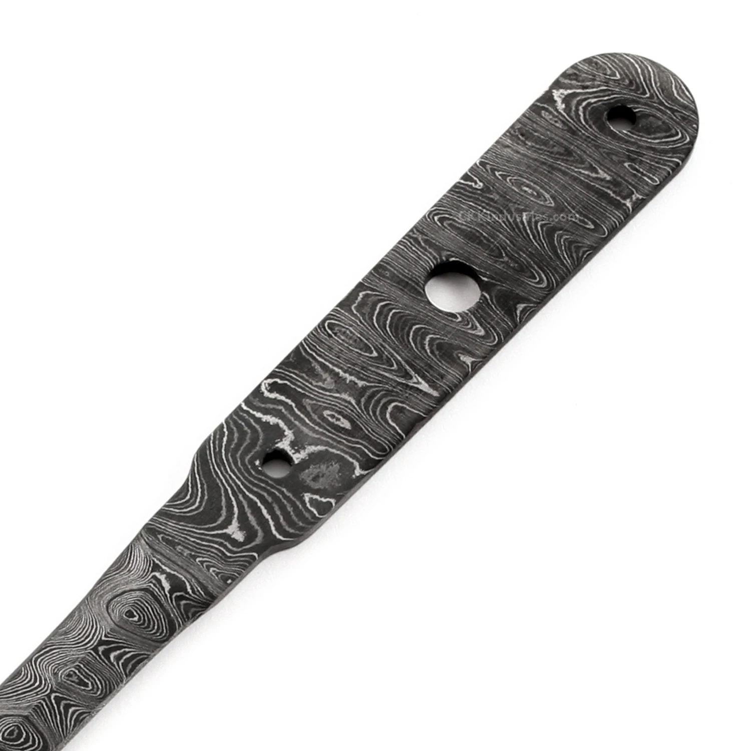 *Executive - (USA Damascus) - DIY Blade Kit W/Yellowheart Scales 5 *Executive - (USA Damascus) - DIY Blade Kit W/Yellowheart Scales - Image 3